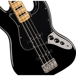 Image d'une Basse Électrique Classic Vibe '70S Jazz Bass, de couleur noir, de la marque Squier