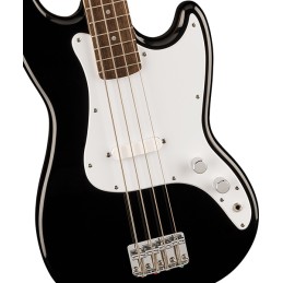Image d'une Bass Électrique Sonic Bronco Bass, de couleur noir, de la marque Squier