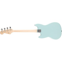 Image d'une Bass Électrique Sonic Bronco Bass, de couleur daphne blue, de la marque Squier