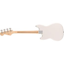 Image d'une Bass Électrique Sonic Bronco Bass, de couleur arctic white, de la marque Squier