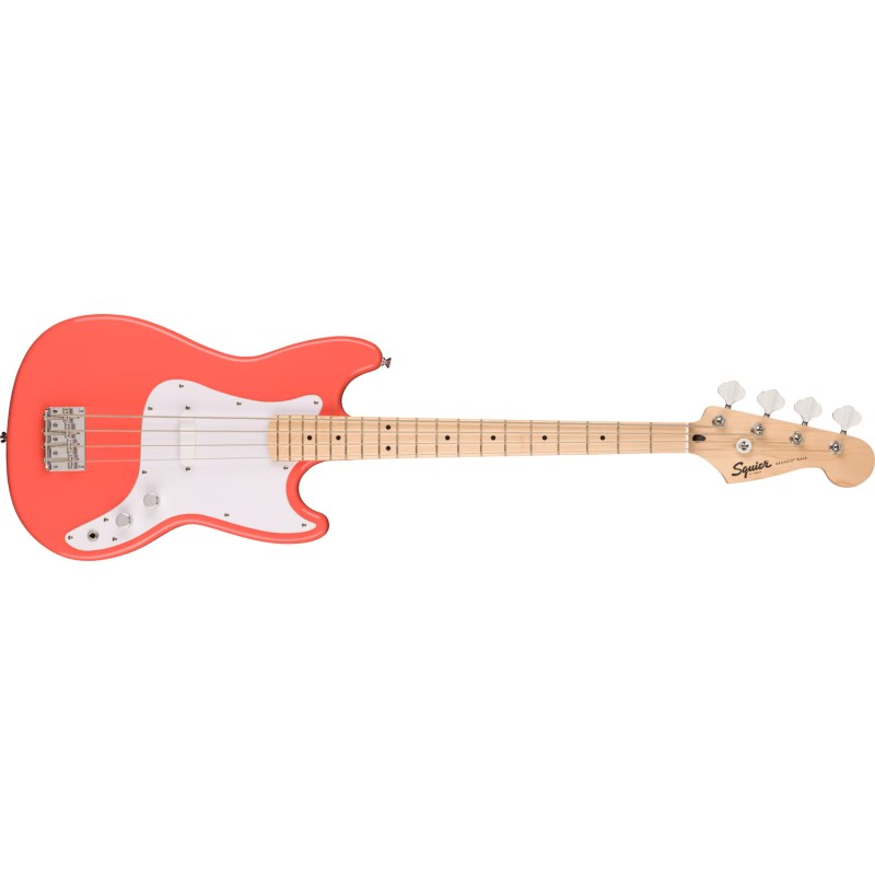 Image d'une Bass Électrique Sonic Bronco Bass, de couleur noir, de la marque Squier