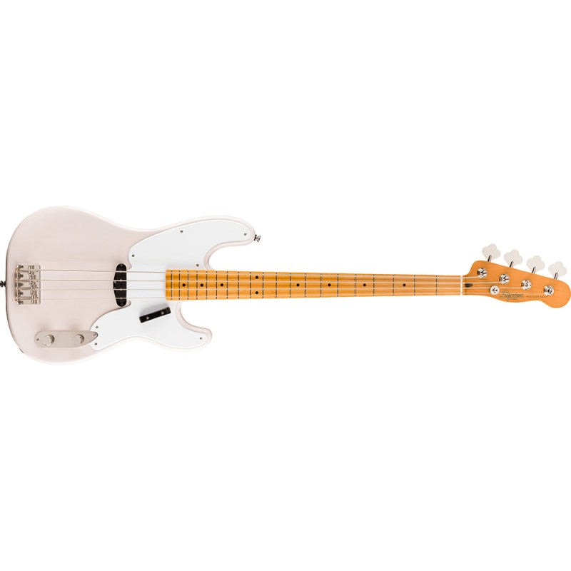 Image d'une Basse Électrique Classic Vibe '50s Precision Bass White Blonde, de la marque Squier