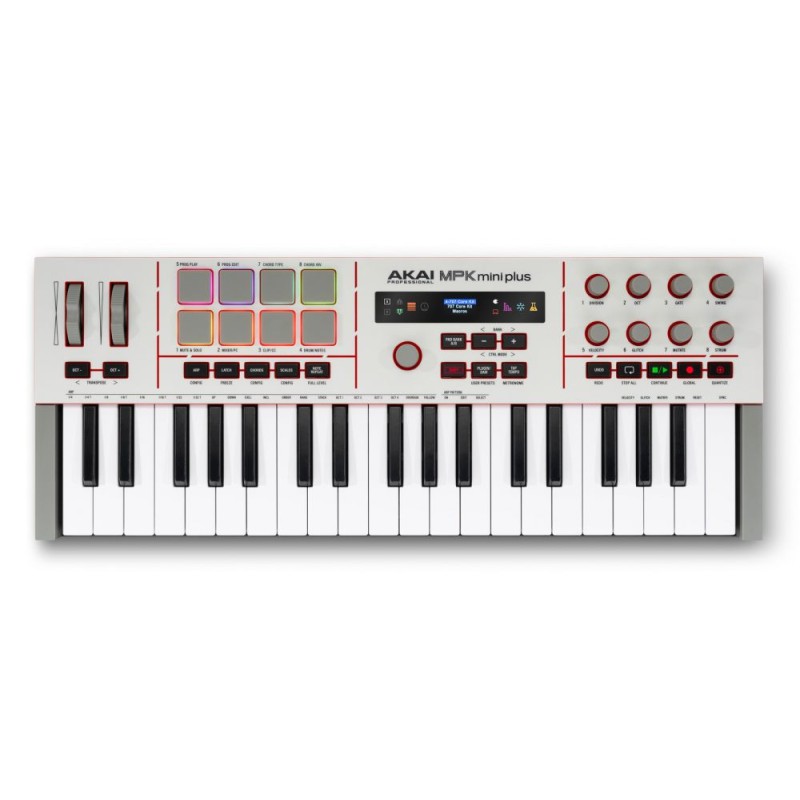 Image d'un Clavier Maître MIDI MPK Mini Plus II, de la marque Akai Professional