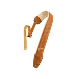 Fender WeighLess 2 Monogram Strap White/Brown/Yellow « Sangle guitare/basse