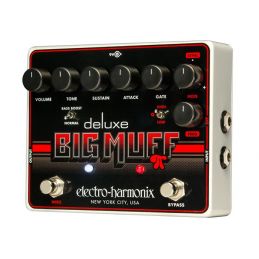 Image d'une pédale de Distorsion Deluxe Big Muff Pi, de la marque Electro Harmonix