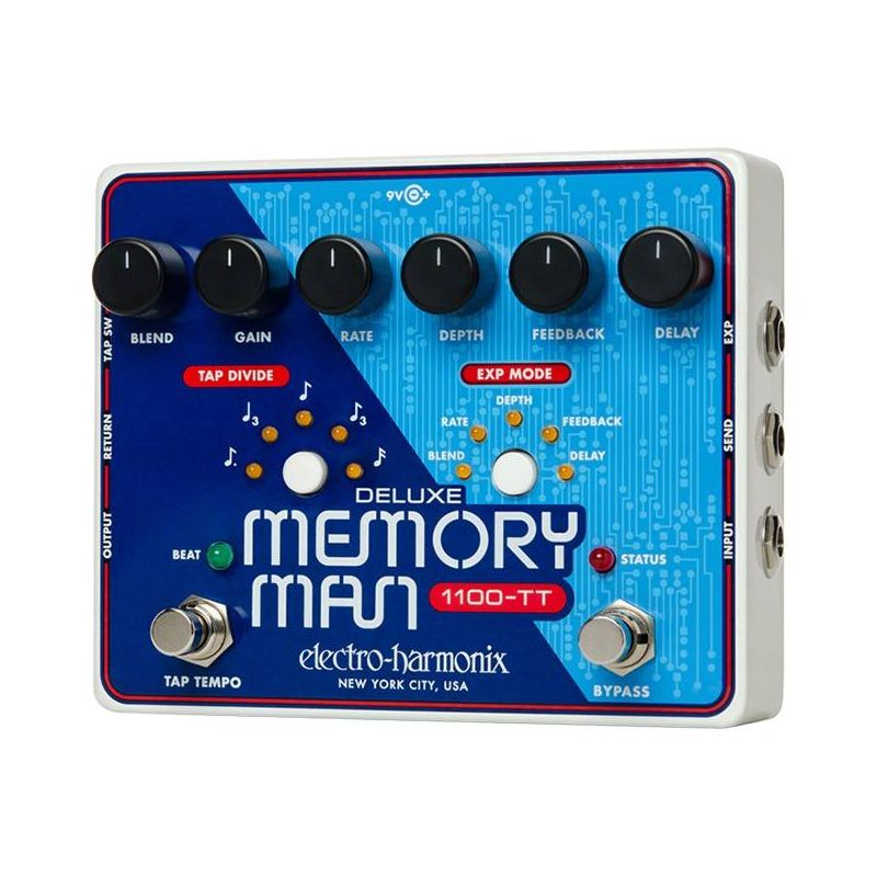 Image d'une pédale Delay Deluxe Memory Man 1100TT, de la marque Electro Harmonix