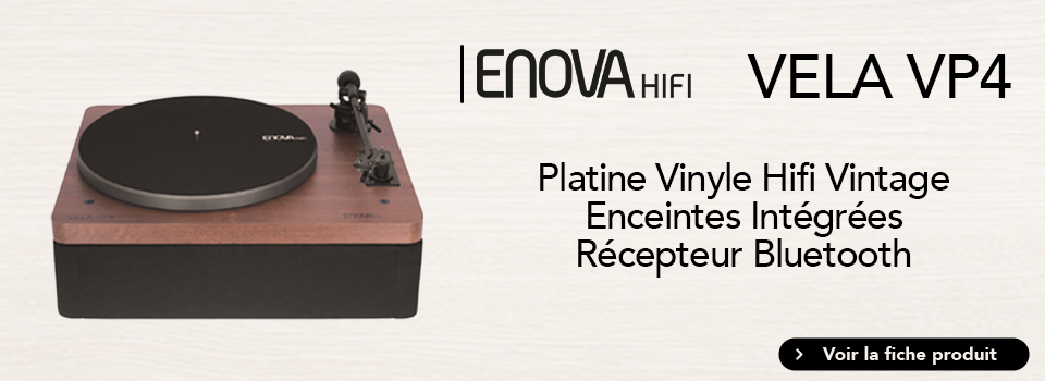Bannière pour une platine Vinyle Hifi Vintage Enova Hifi